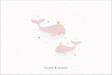 Baby pink whales